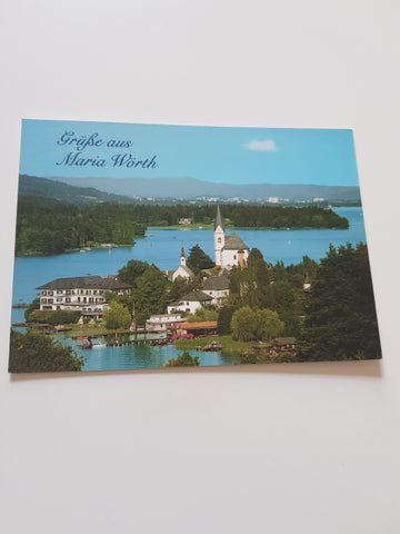 AK Grüße aus Maria Wörth.