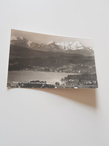 AK Wörthersee Reifnitz Bucht mit Mittagskogel.