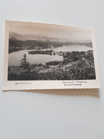 AK Pörtschach am Wörthersee. Karawankenblick.