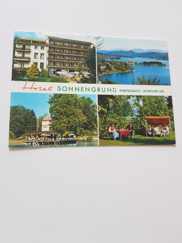 AK Pörtschach am Wörthersee. Hotel Sonnengrund.