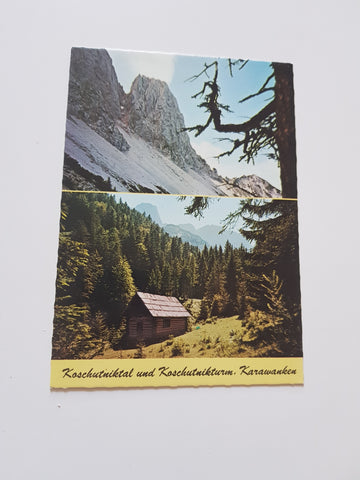 AK Koschutniktal und Koschutnikturm, Karawanken.