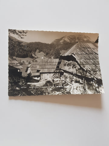 AK Bauernhäuser in den Karawanken bei Zell-Pfarre.