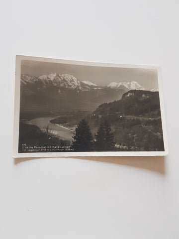 AK Blick ins Rosental mit Karawanken. (1930)