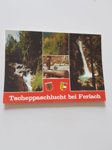 AK Tscheppaschlucht bei Ferlach.