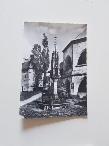 AK Wallfahrtskirche Maria Saal. Lichtsäule a.d. J. 1497.