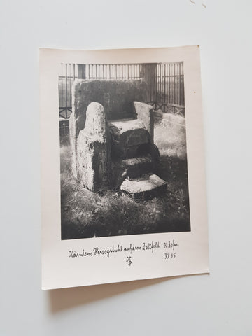 AK Kärntens Herzogstuhl auf dem Zollfeld.