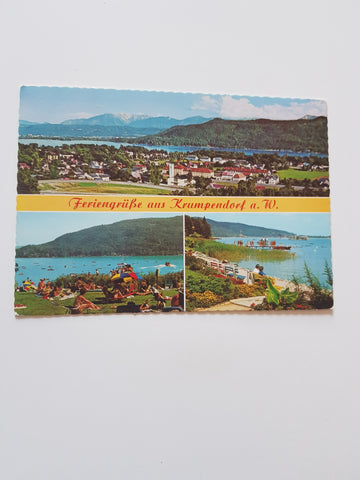 AK Feriengrüße aus Krumpendorf.