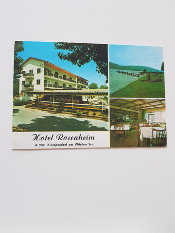 AK Krumpendorf. Hotel Rosenheim.