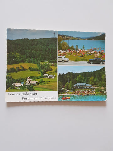 AK Keutschach am See. Pension Höhenwirt Restaurant Felsennest.