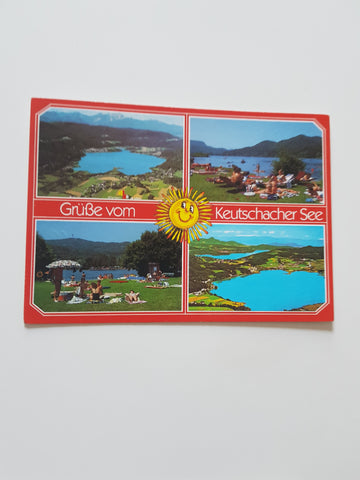 AK Grüße vom Keutschacher See.
