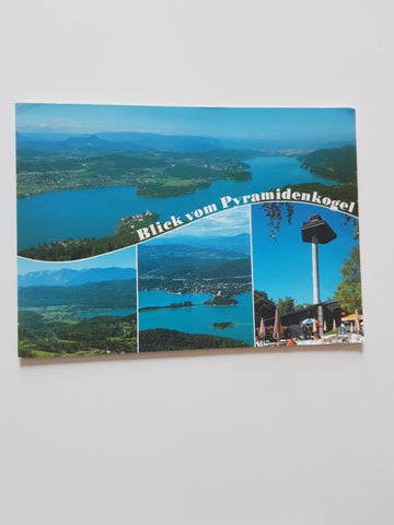 AK Blick vom Pyramidenkogel.