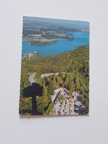 AK Blick vom Aussichtsturm des Pyramidenkogels.