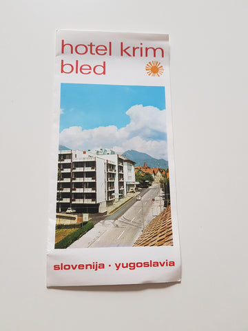 Prospekt Hotel Krim Bled.