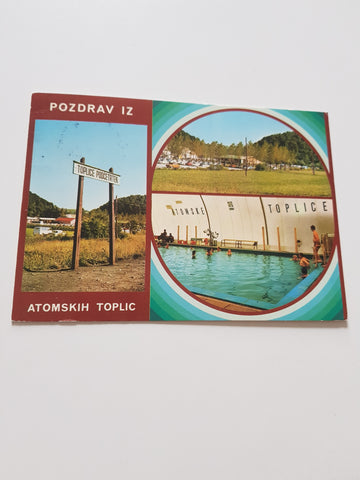 AK Pozdrav iz Atomskih Toplic.