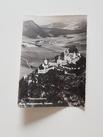 AK Fliegeraufnahme Burg Hochosterwitz.