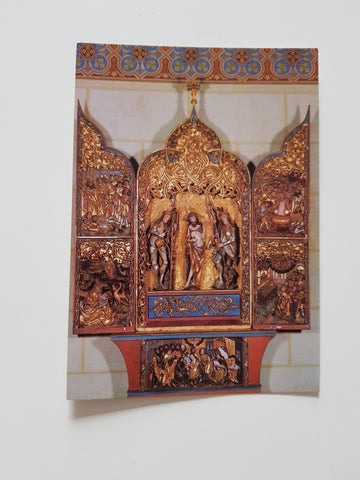 AK Friesach. Dominikanerkirche, Johannesaltar.