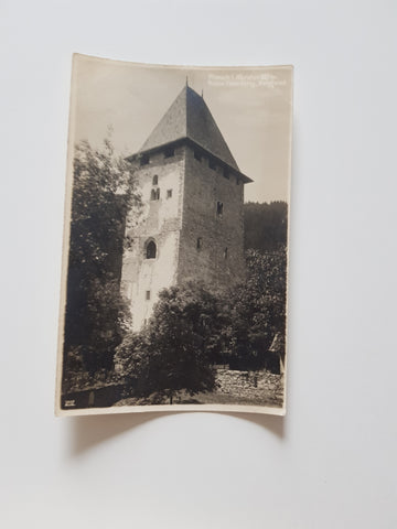 AK Friesach. Ruine Petersberg, Bergfried.