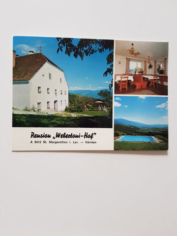 AK St. Margarethen im Lavanttal. Pension Webertoni-Hof.