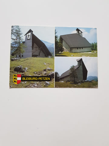 AK Bleiburg-Petzen. Petzenkapelle. St. Anna St. Hubertus. Einweihung 26. Juli 1981.