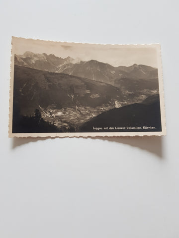 AK Luggau mit den Lienzer Dolomiten. (1932-33)