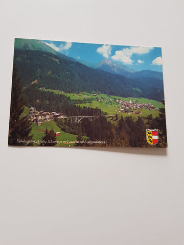 AK St. Lorenzen im Lesachtal mit Radegunderbrücke.