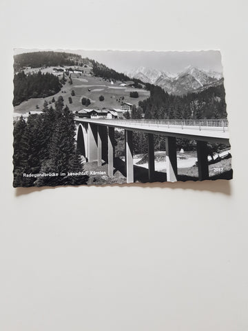 AK Radegunderbrücke im Lesachtal.