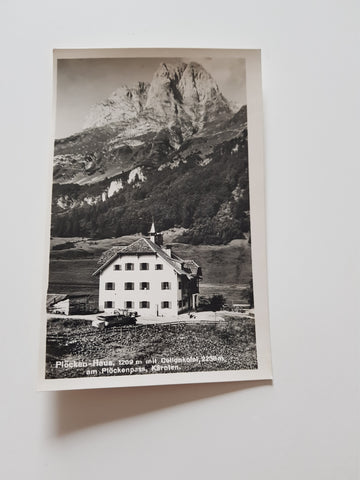 AK Plöcken-Haus am Plöckenpass.