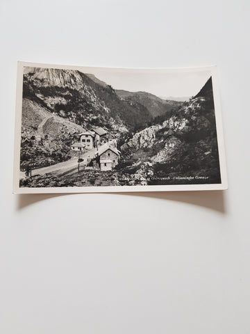 AK Plöckenpass Österreich. - Italienische Grenze.