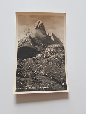 AK Plöckengebiet: Ed. Pichlhütte mit Seekopf. (1930)