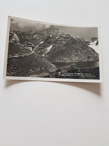 AK Ed. Pichlhütte am Wolayersee mit Rauchkofel vom Birnbaumertörl. (1936)