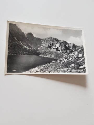 AK Pichl Hütte am Wolayersee mit Biegengebirge.