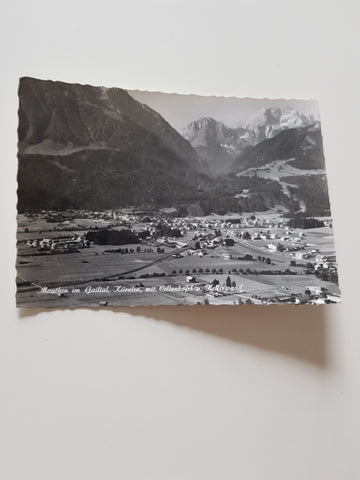 AK Mauthen im Gailtal mit Cellonkofel u. Kellerwand.