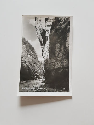 AK Aus der Mauthner Klamm.