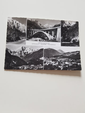 AK Grenzlandstrasse. Kötschach-Mauthen-Plöckenpass. (1964)