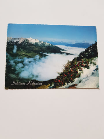 AK Blick vom Gartnerkofel gegen das Gailtal.