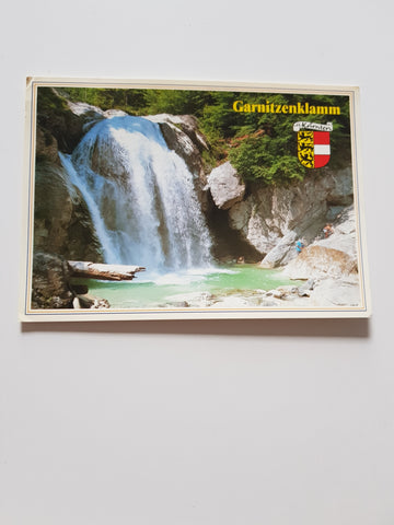 AK Garnitzenklamm bei Hermagor. Wasserfall.