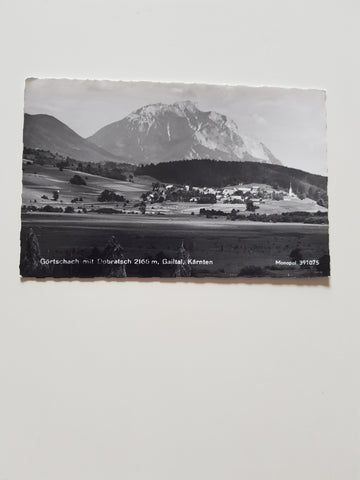 AK Görtschach mit Dobratsch. Gailtal.