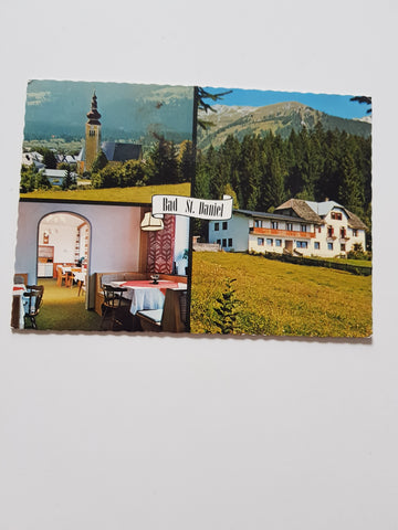 AK Gasthof Pension Bad St. Daniel. F. u. C. Daberer. Dellach im Gailtal.