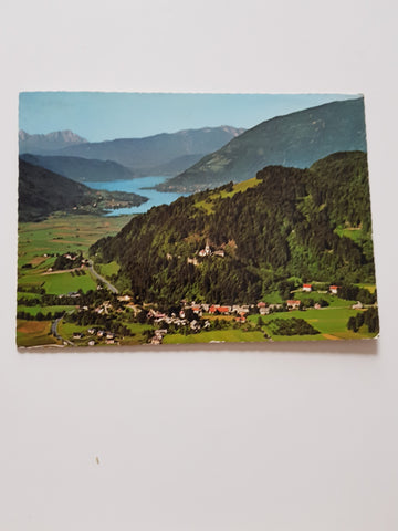 AK Tiffen mit Ossiachersee und Julischen Alpen.