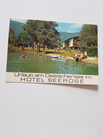 AK Bodensdorf. Hotel Seerose. Inh. Familie Pölzl.