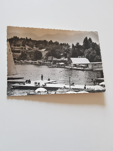 AK Velden am Wörthersee. Schloßstrand.