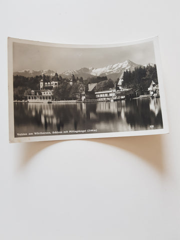 AK Velden am Wörthersee. Schloss. (1935)