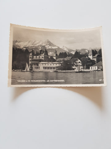 AK Velden am Wörthersee. Schlosshotel.