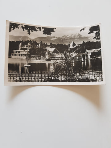 AK Die Bucht von Velden mit Schlosshotel.