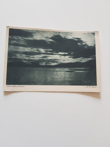 AK Gewitterabend. (M.W. Maier) Kärntner Heimatbilder. Serie: Stimmungsbilder vom Wörthersee.