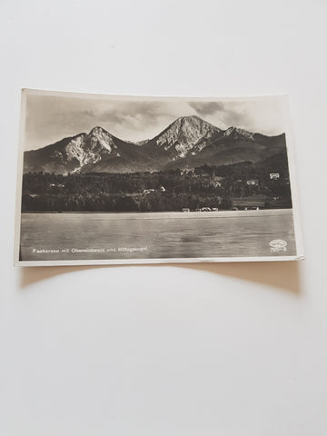 AK Faakersee mit Oberaichwald und Mittagskogel. (1934-35)