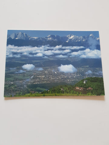 AK Aussichtsberg Gerlitzen. Panoramablick vom Gipfel.