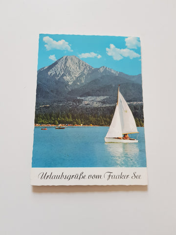 AK Urlaubsgrüße vom Faaker See.