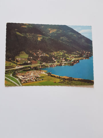 AK Camping Strandbad Ossiachersee mit Annenheim am Ossiachersee.