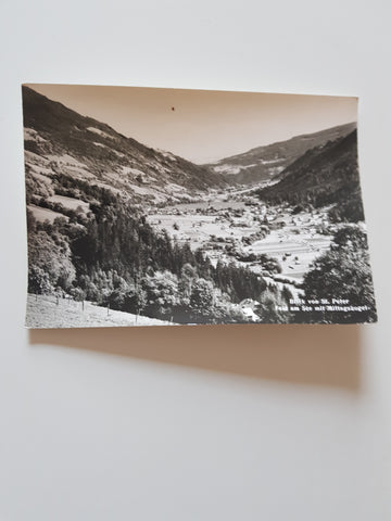 AK Blick von St. Peter. Feld am See mit Mittagskogel.